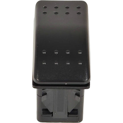 Solid Spare Non-Illuminated Momentary Rocker Switch VLD1S00B-AZC00-000 DPDT 20A 12VDC Sealed