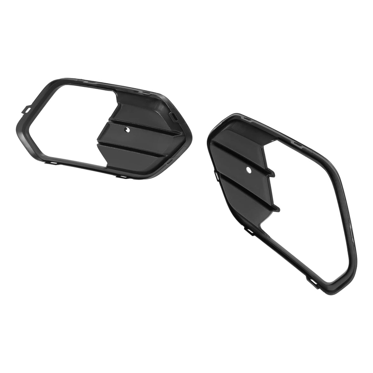 Solid Spare Pair Bumper Fog Light Cover Bezel For Ford Escape Kuga 2017 2018 2019 Left+Right