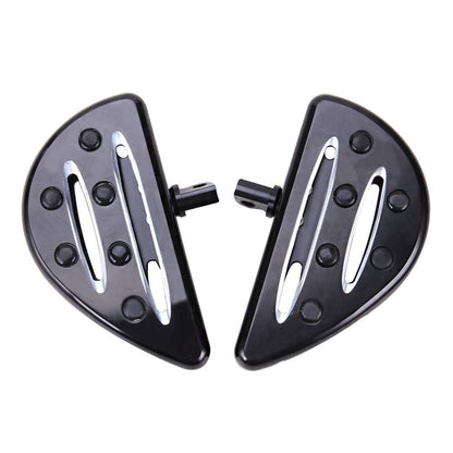 Solidspare Driver&Stretched Floorboards Foot Boards For Harley Touring Softail Slim FLS FLD