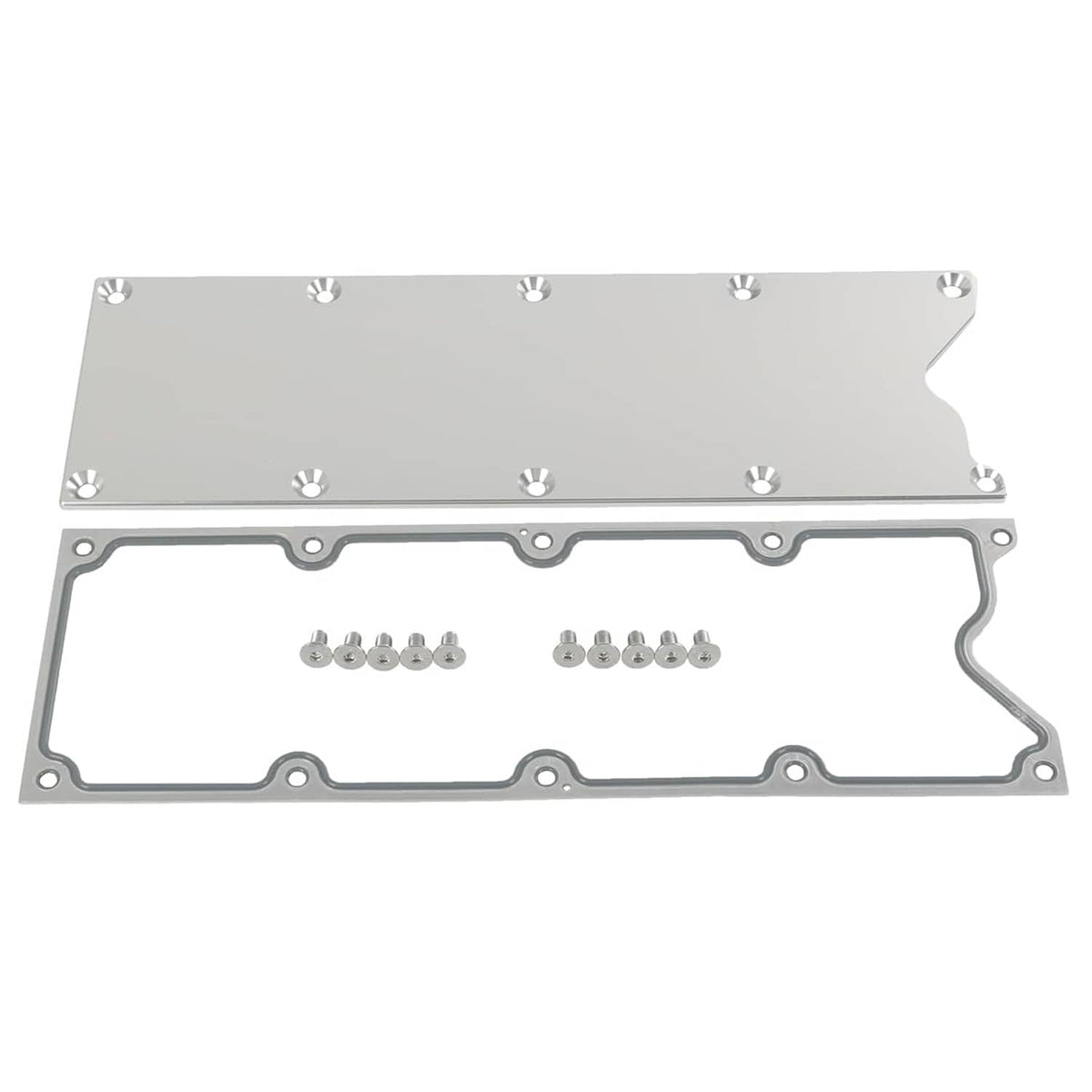 Solidspare Billet Knock Sensor Delete LSX LS1 For LS Gen 3 VALLEY PAN Cover & GASKET Plate