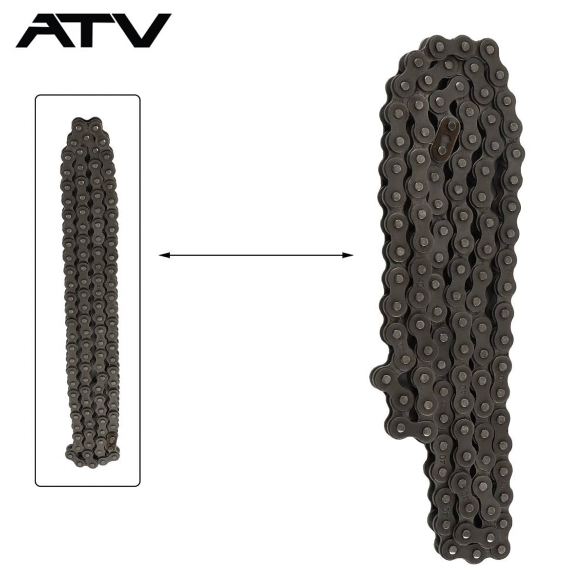 Solidspare 420 108 Links Drive Chain 50cc 90cc 110cc 125cc 150cc 160cc PIT PRO DIRT BIKE