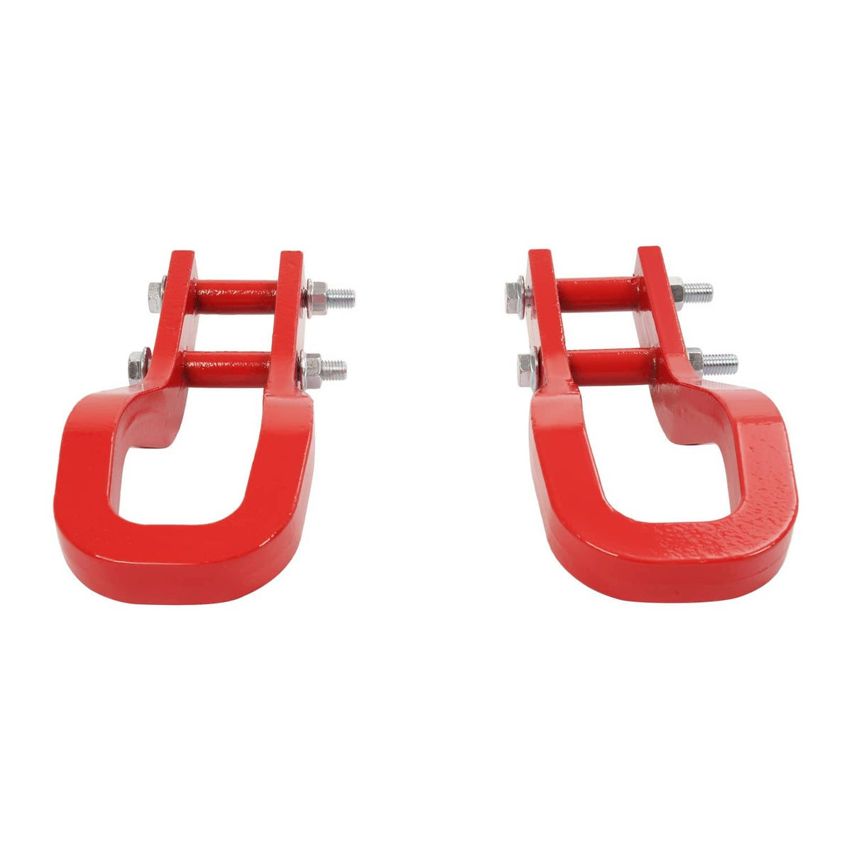 Solid Spare Pair Red Tow Hooks Kit #84513877 For Chevrolet Silverado 2500 HD 3500 HD 20-2026