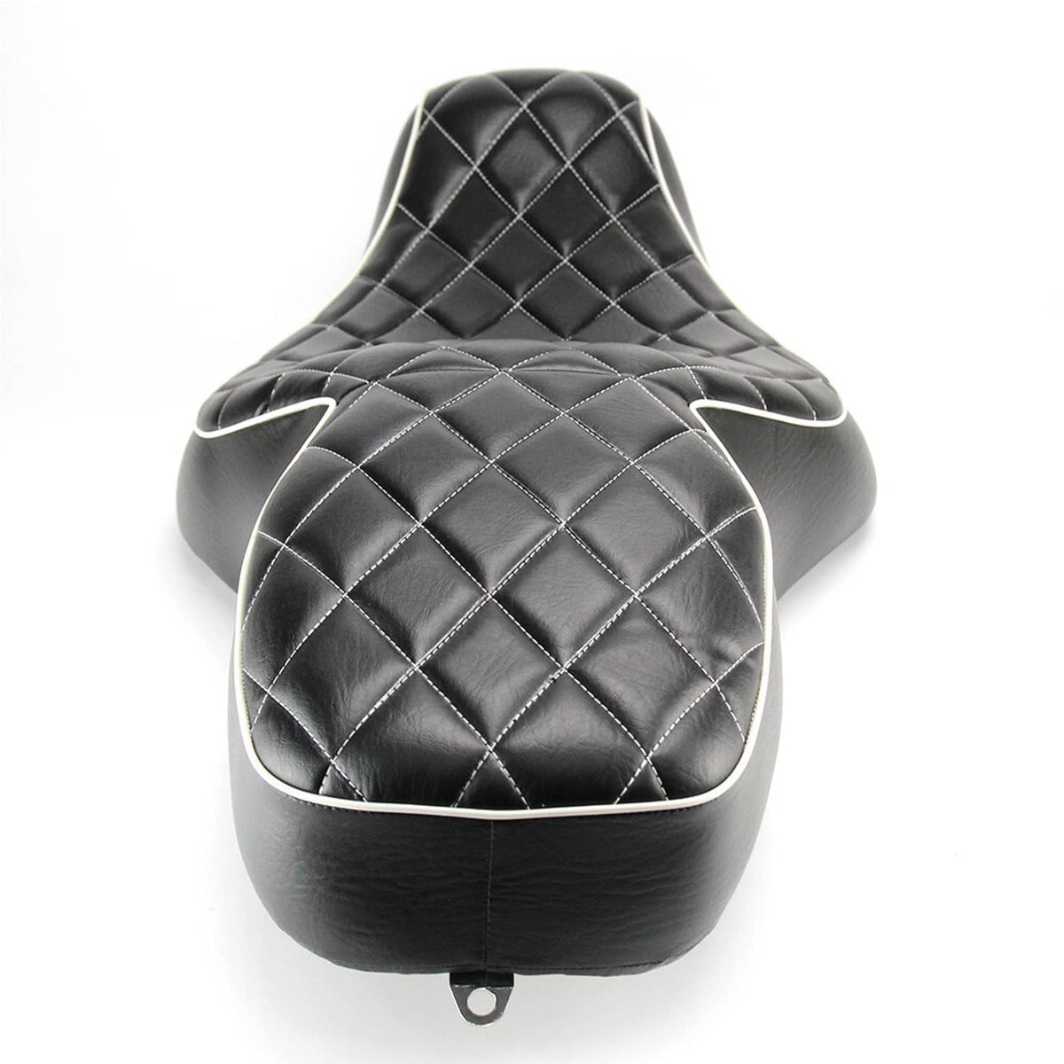Solidspare Two-up Driver Passenger Seat Black Cushion Fits For Harley Road King 97-07