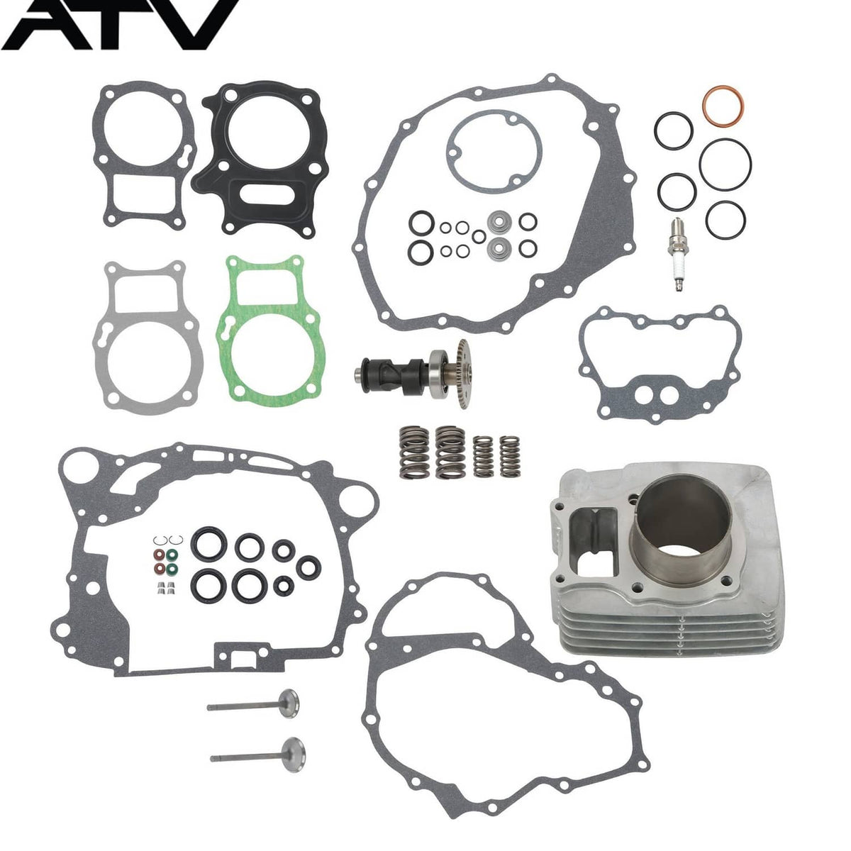 Solidspare For Honda Recon TRX250 2x4 02-18 Cylinder Camshaft Exhaust & Intake Valve Seals