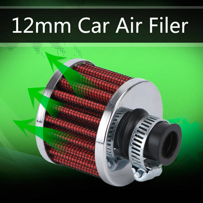 Solidspare NEW 12mm Cold Air Intake Filter Turbo Vent Case Car Breather Valve Cover