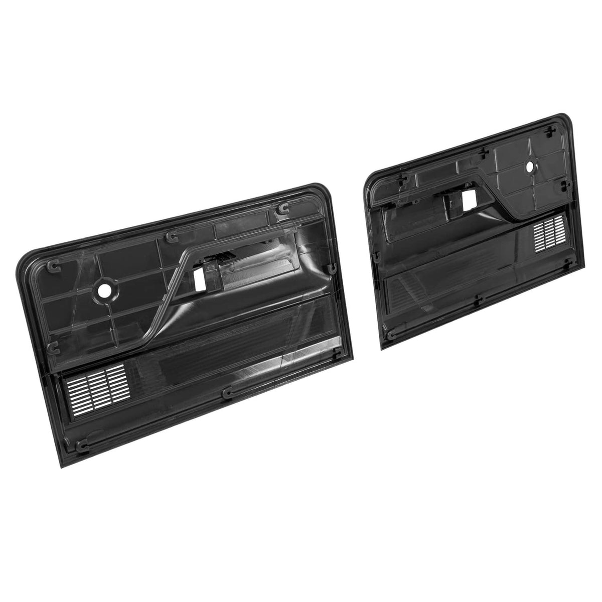 Solid Spare Fit 73-79 Ford F-100 F-150 F-250/ 78-79 Ford Bronco Interior Door Panels Black