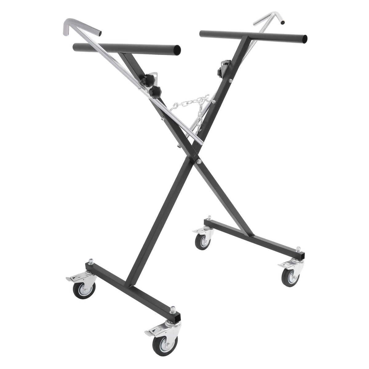 Solid Spare Adjustable Folding Auto Body Bumper Stand Mobile Storage Rack Parts Carts