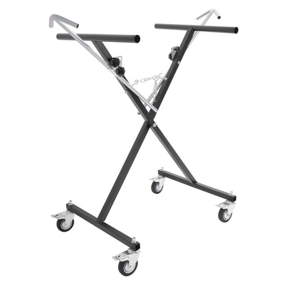 Solid Spare Adjustable Folding Auto Body Bumper Stand Mobile Storage Rack Parts Carts