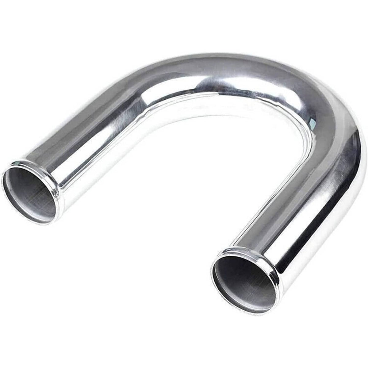 Solidspare Universal 2" Inch Polished Intercooler Pipe Kit + Silicone Hose + Clamp