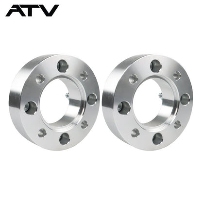 Solidspare 2× 1.5" Wheel Spacer 4x110 74mm M10x1.25 Silver For Suzuki 2002-2007 Eiger 400
