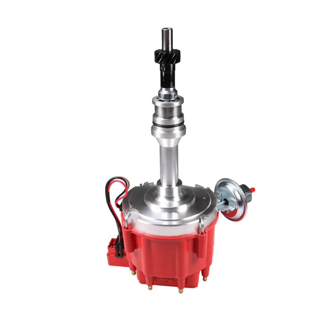 Solidspare Red HEI Distributor For Ford 351W Windsor w/ 65K Hi-output Coil & Pigtails NEW