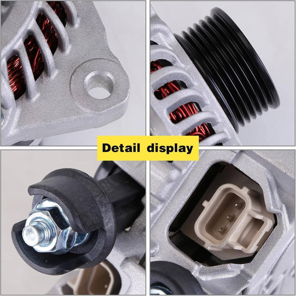 Solidspare Alternator For 2007-2014 Ford Edge 2008-2012 Taurus 2007-2012 Lincoln MKZ 3.5L