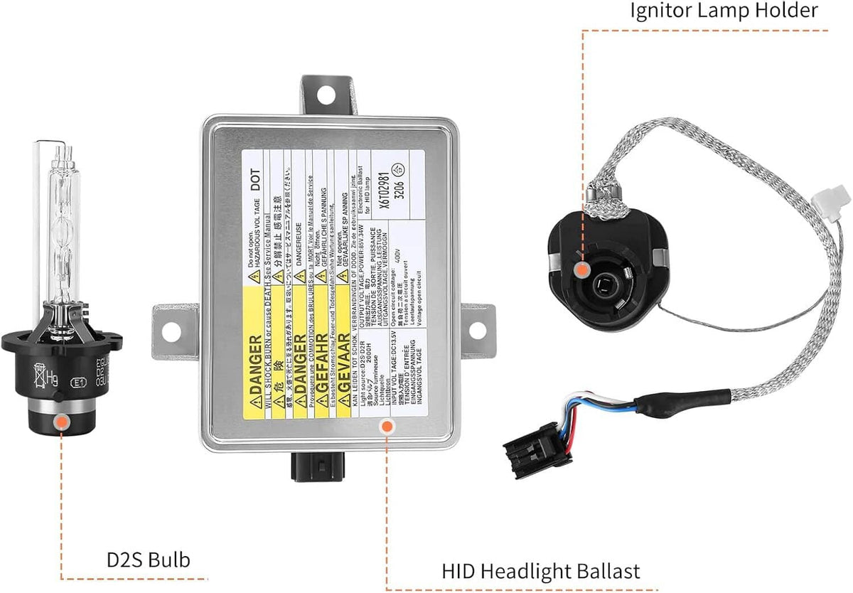 Solidspare D3S Xenon HID Headlight Ballast Control for 2015-2020 Blazer Impala Malibu Subur