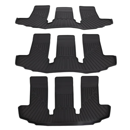 Solidspare 5x Floor Mats for 2020-2025 Toyota Highlander TPE 7 Seater 3 Rows & Cargo Liner