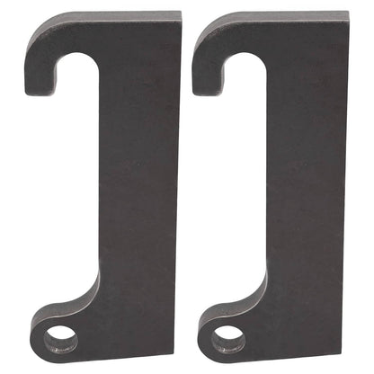 Solidspare 1 Pair Blank Quick Attach Loader Mounts For Cat IT28 Loader mounts Steel