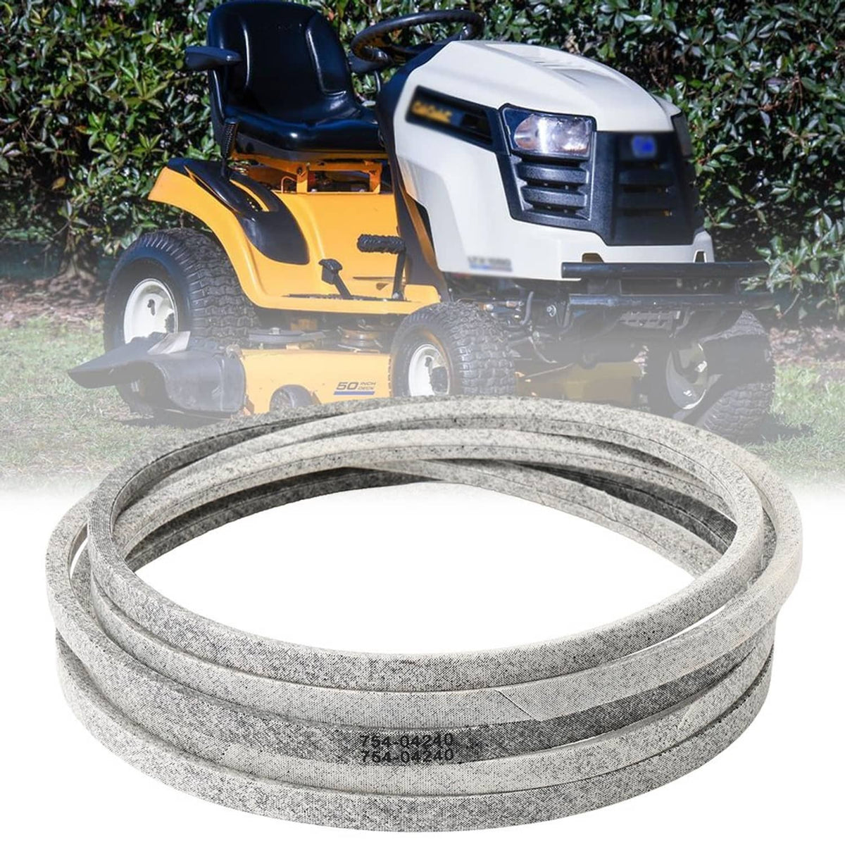 Solidspare DECK BELT Fits For MTD Cub Cadet TROY BILT 50" 754-04240 954-04240 1/2"X162"