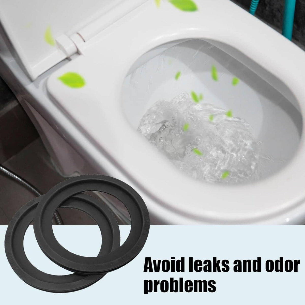 Solid Spare 2Pcs Toilet Flush Ball Seal 385311658 Replacement For Dometic 300 310 320 RV