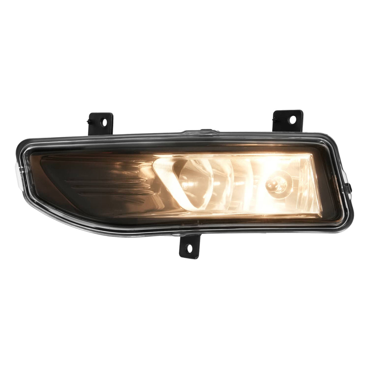 Solid Spare For 2017-2020 Nissan Rogue S SL SV Front Bumper Fog Lights Lamps w/Bezel+Bulbs