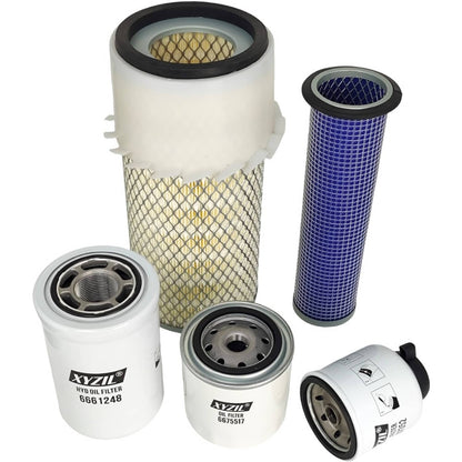 Solid Spare Fit for Bobcat Air Hydraulic Oil Filter Kit 328 331 325 751 753 773 763 7753