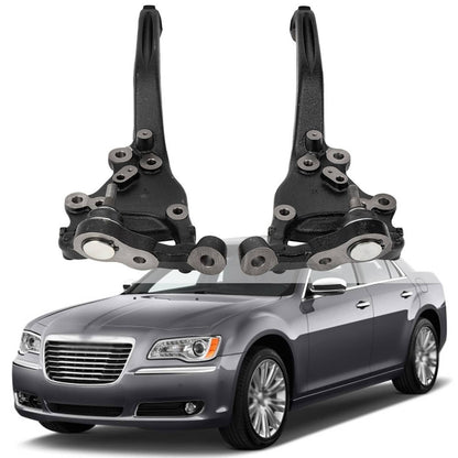 Solidspare Front Steering Knuckle Assembly For 2012-2021 Chrysler 300 05168420AF 05168421AF