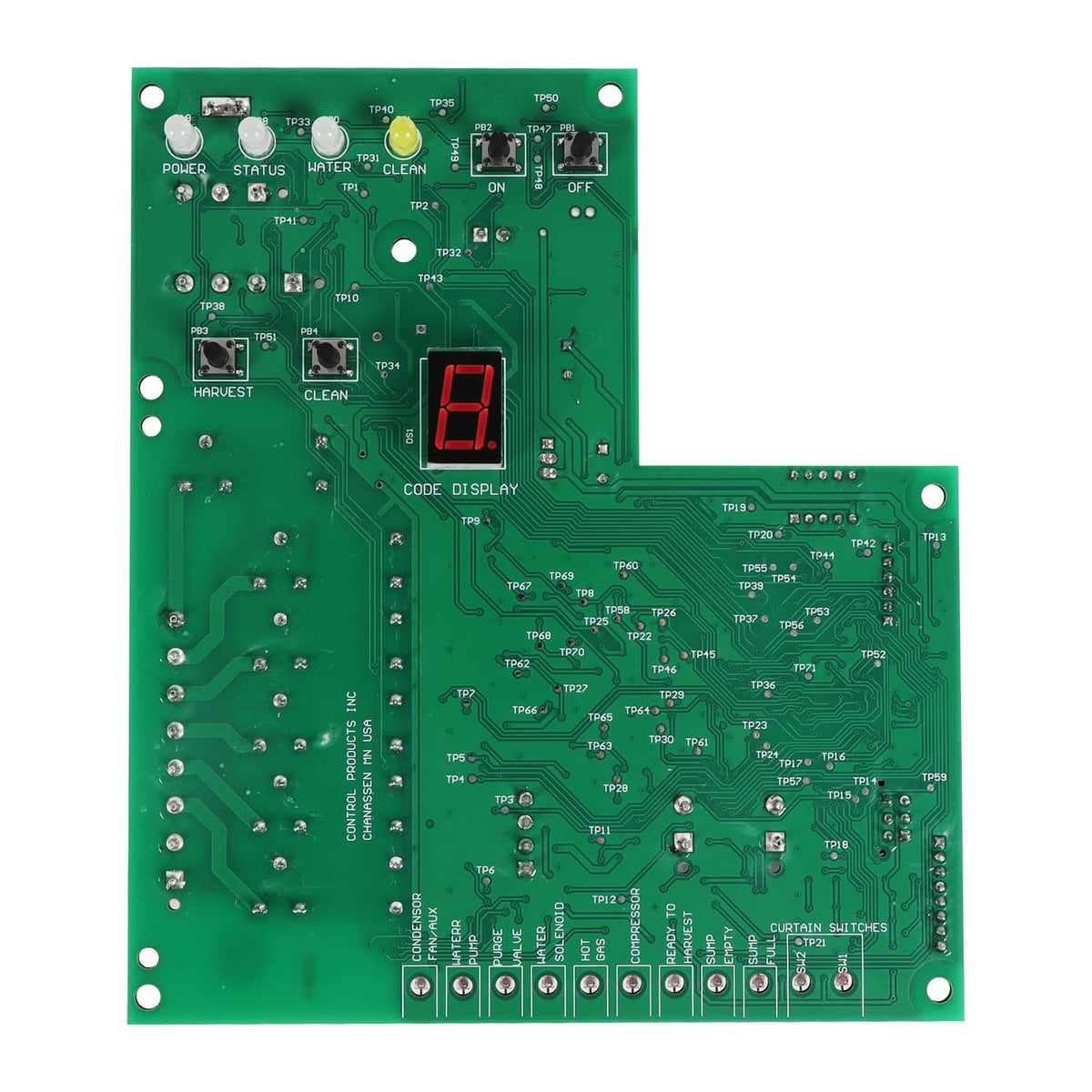 Solidspare 11-0621-21 Control Board Assembly Cuber For Scotsman-Ice 11-0621-21, 11-0550-28