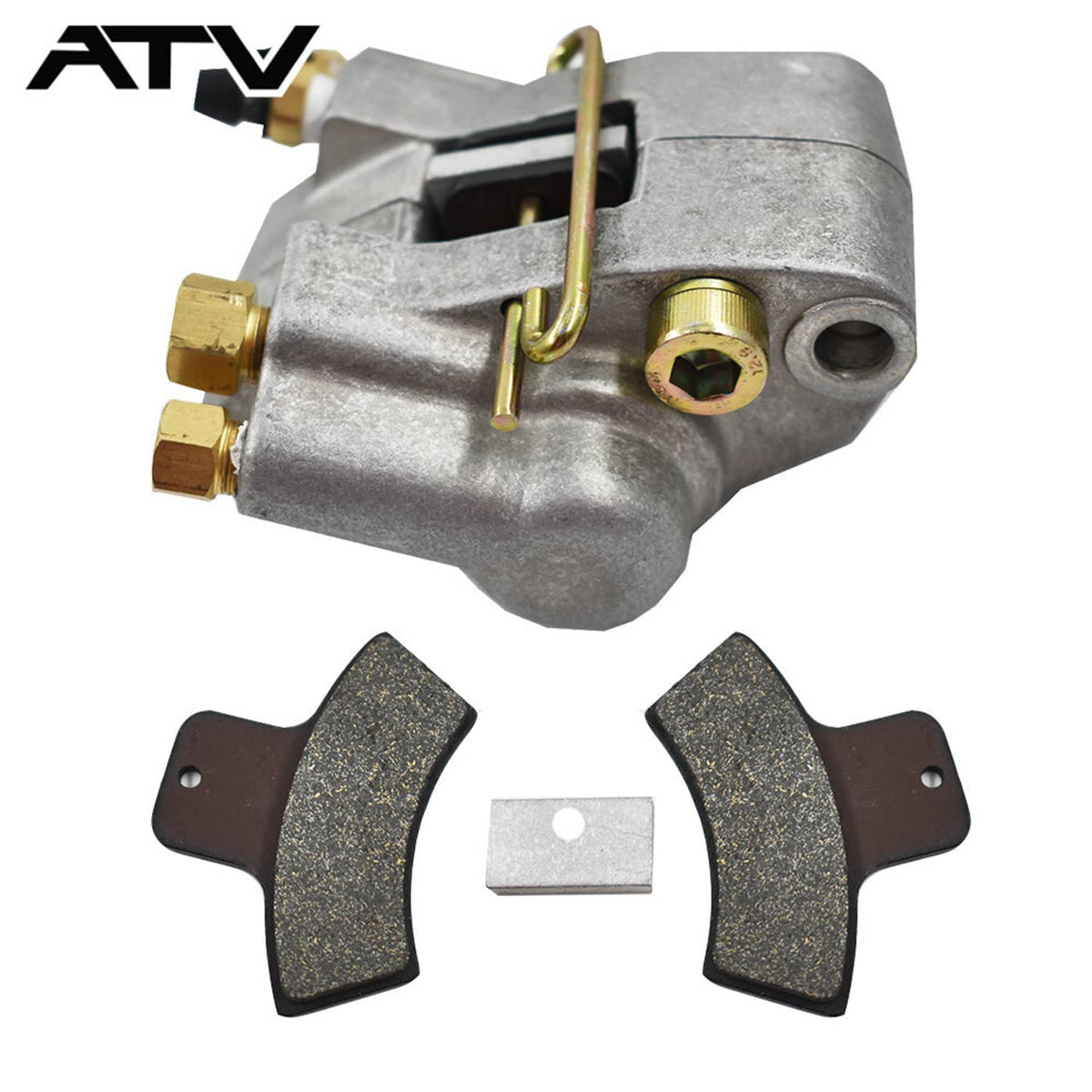 Solidspare Generic Rear Brake Caliper For 1998-2002 Polaris Sportsman 400 With Pads 1910553
