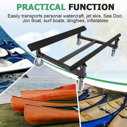 Solidspare Watercraft Dolly max 1400lbs For Kawasaki Sea-Doo Jet Ski Stand Storage Cart PWC