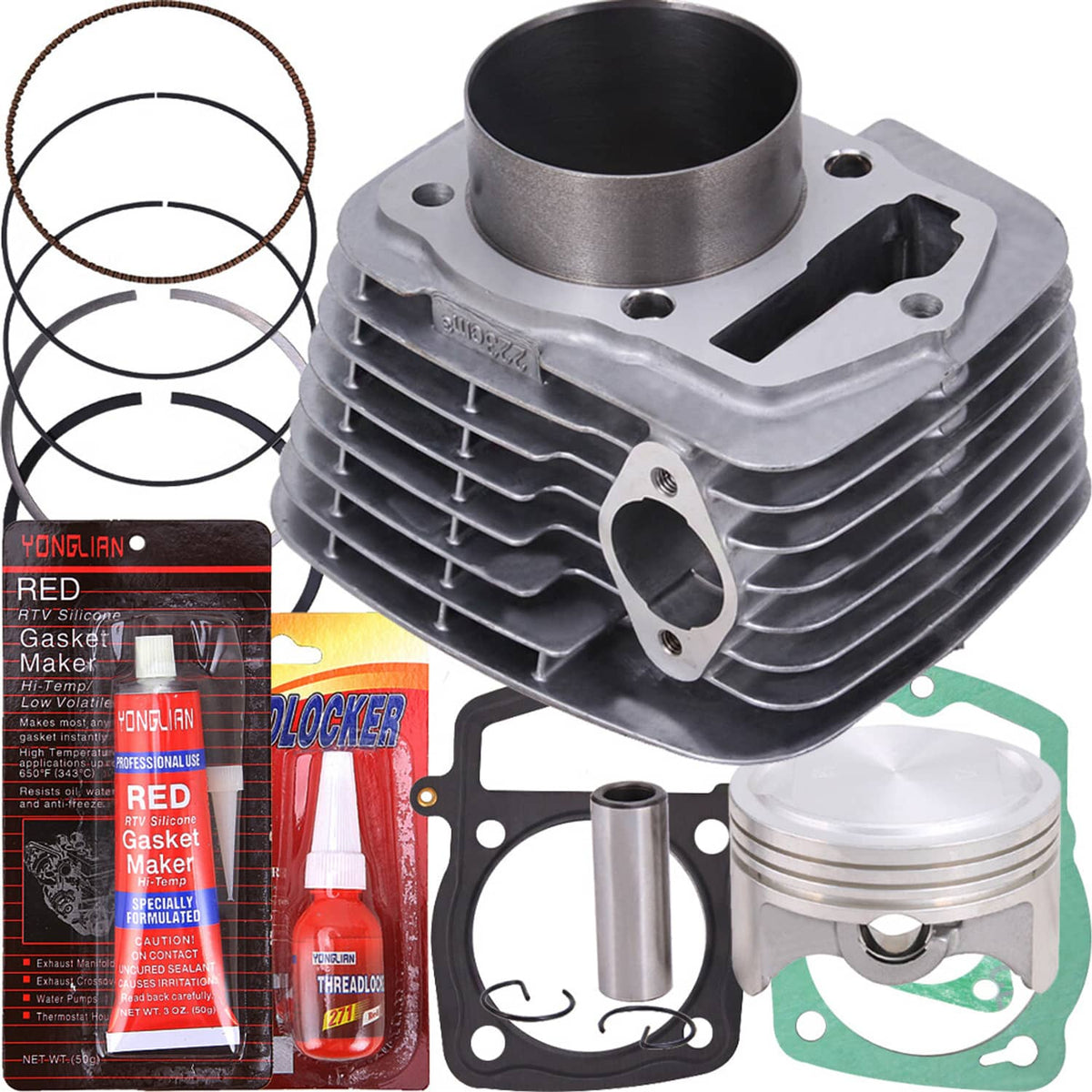 Solidspare 233cc Cylinder Piston Kit Fit For Honda CRF230F SL230 XR230 Top End Rebuild Kit