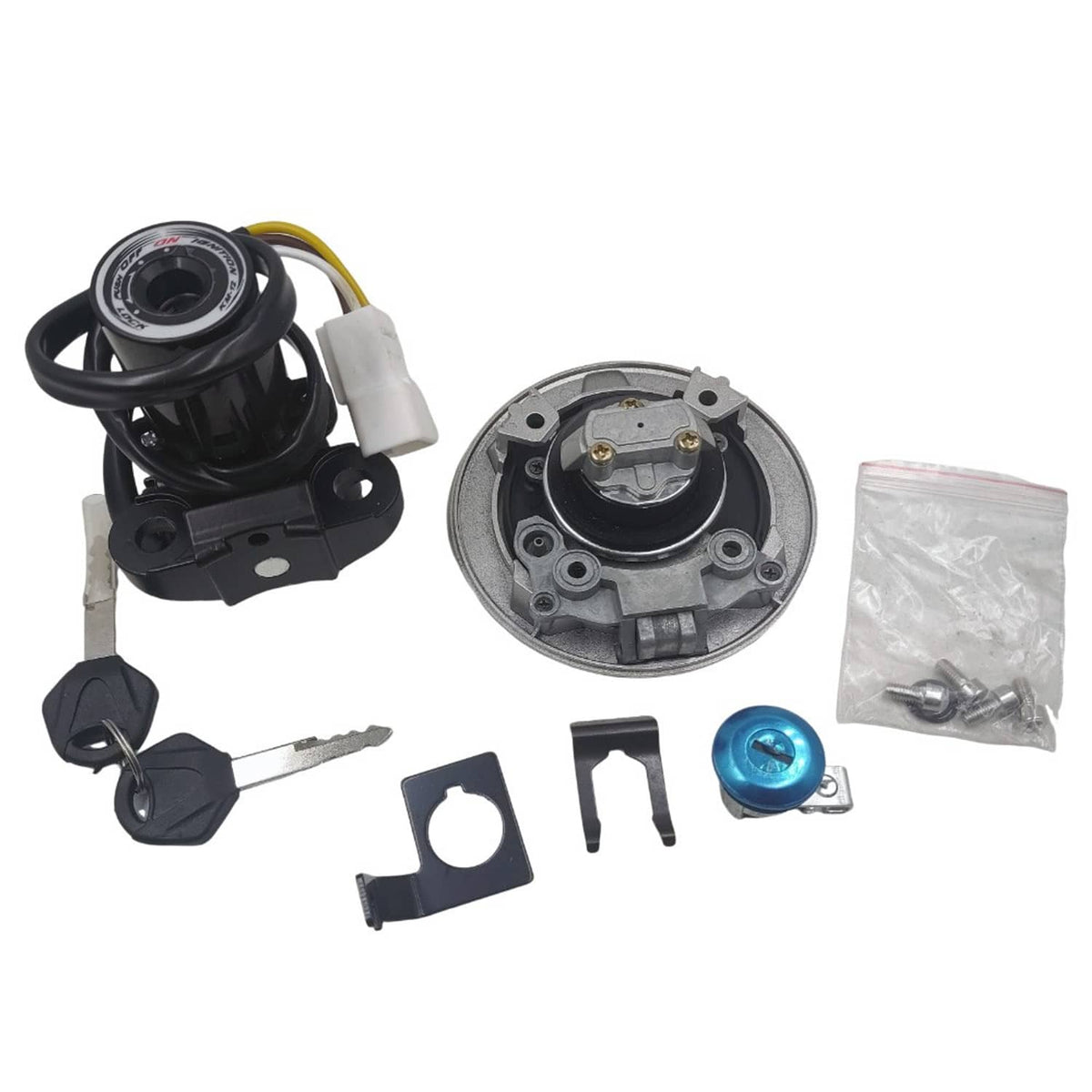 Solidspare Ignition Switch Gas Cap for Kawasaki Z800 Z900 Z900RS 2017-2023