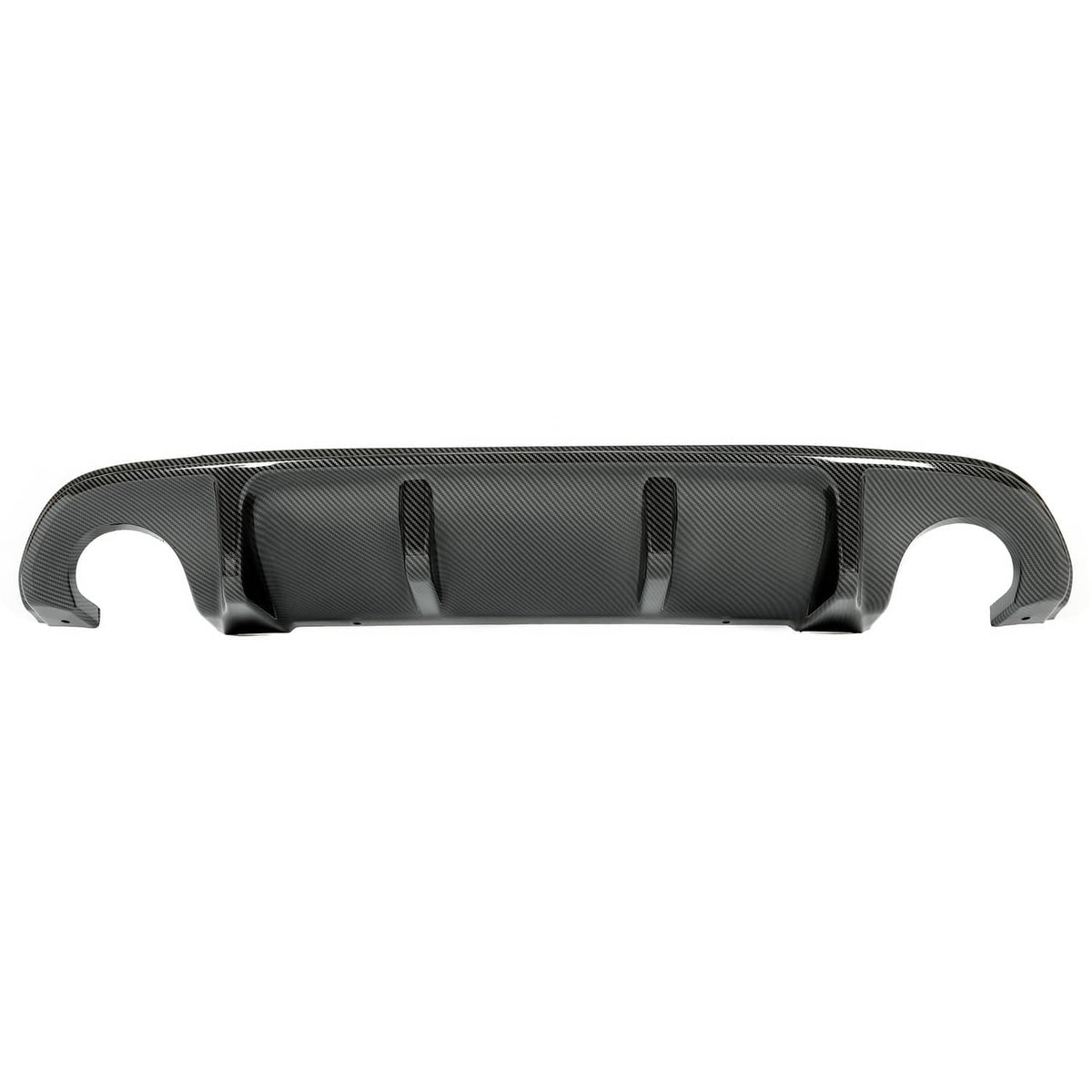 Solid Spare Rear Lip For 2014-2017 Infiniti Q50 Bumper Diffuser Wing Carbon Fiber Style