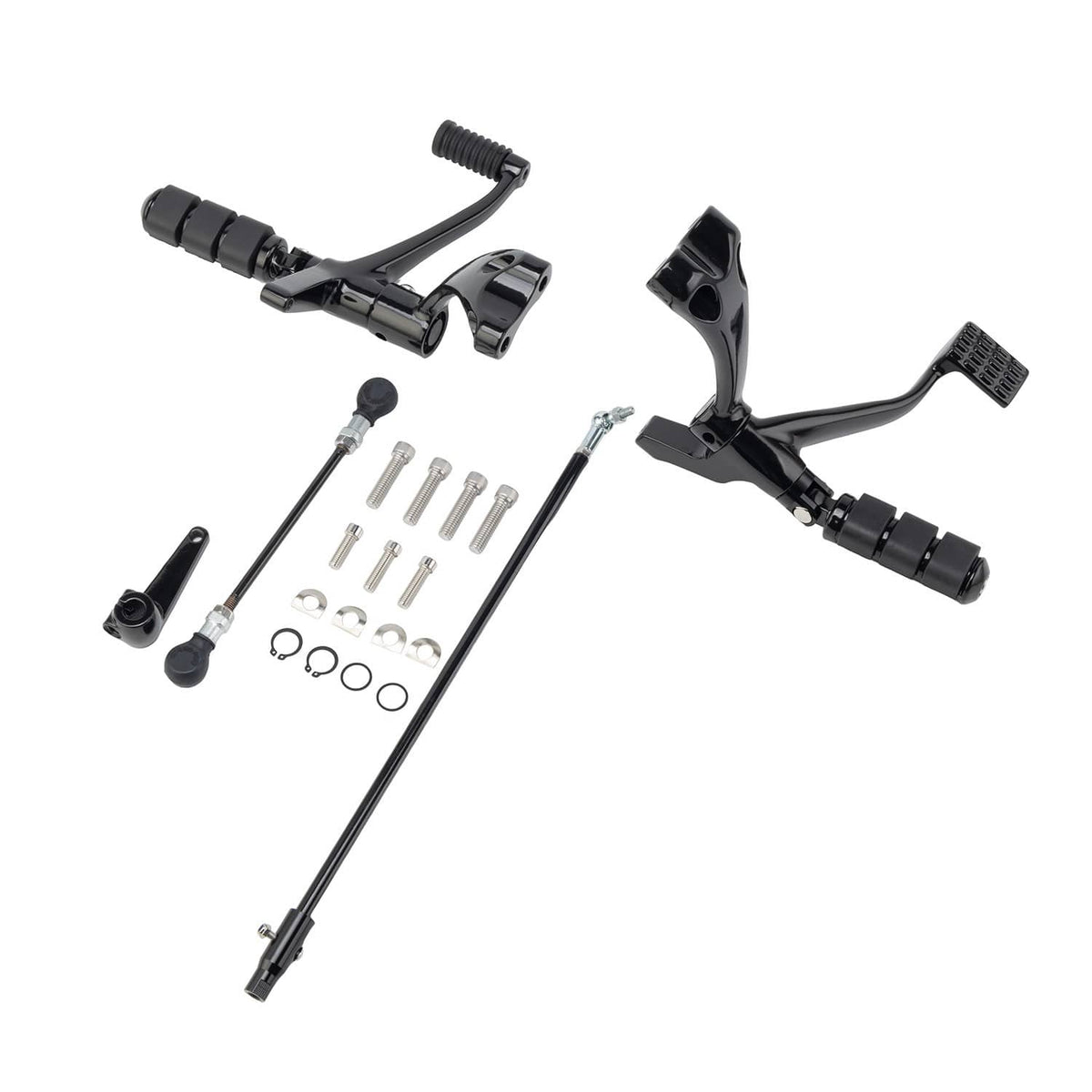Solidspare Forward Controls Complete Footpegs Levers Kits For Harley Sportster 2014-2022