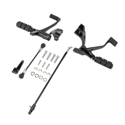 Solidspare Forward Controls Complete Footpegs Levers Kits For Harley Sportster 2014-2022