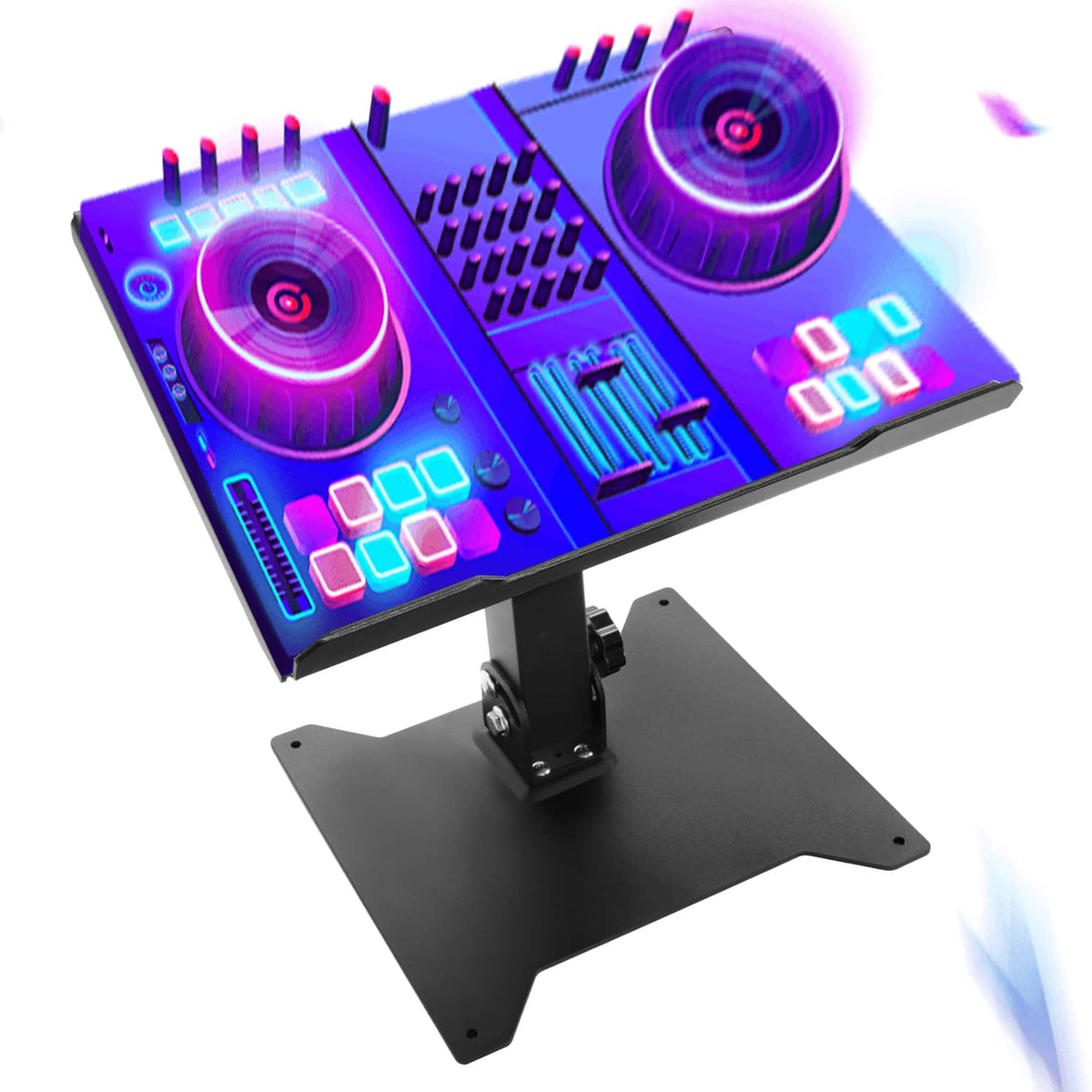 Solid Spare Adjustable Musical DJ Rack Mixer Control Stand For DDJ-XP1 RMX-1000 Or Laptop