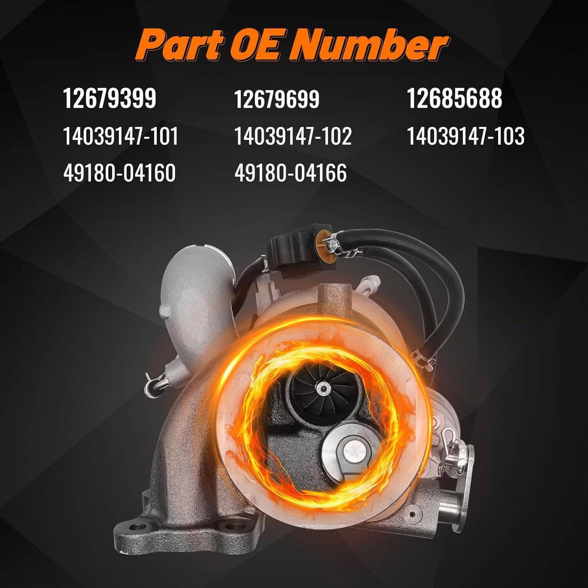 Solidspare Turbo Turbocharger 12699230 For 2018-2022 Chevrolet Equinox GMC Terrain 1.5L SUV