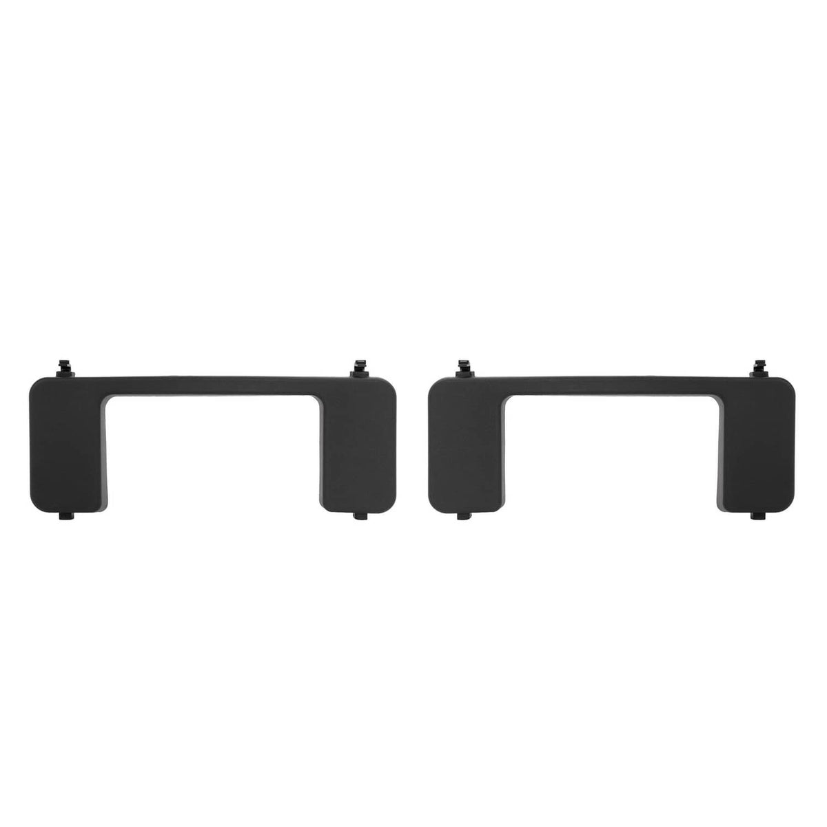 Solid Spare Pair Front Bumper Tow Hook Cover Cap For Ford F250 F350 Super Duty XL XLT 17-22