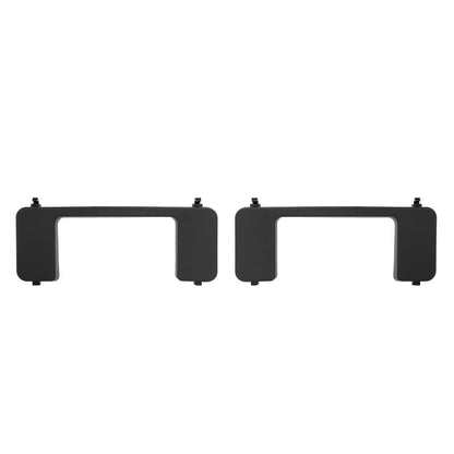 Solid Spare Pair Front Bumper Tow Hook Cover Cap For Ford F250 F350 Super Duty XL XLT 17-22