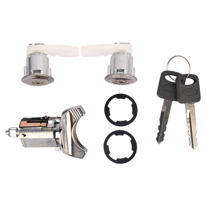 Solidspare Ignition & Door Lock Cylinder Set For 92-96 Ford Bronco F-150 250 350 Keyed Alik