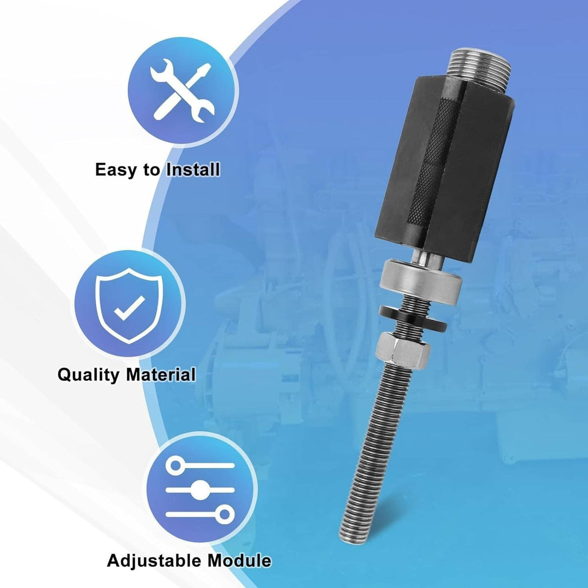Solidspare Injector Sleeve Cup Remover Installer Tool Set 9U-6891 for CAT 3406E C10 C12 C15