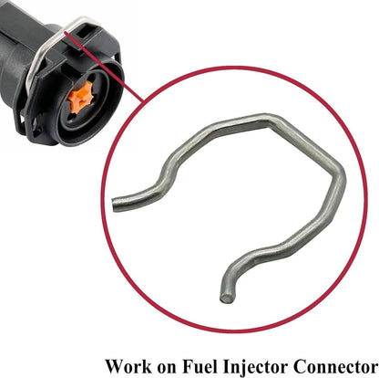 Solid Spare 8X Fuel Injector Connector Clip For 2003-2010 Ford 6.0L Powerstroke Diesel F250