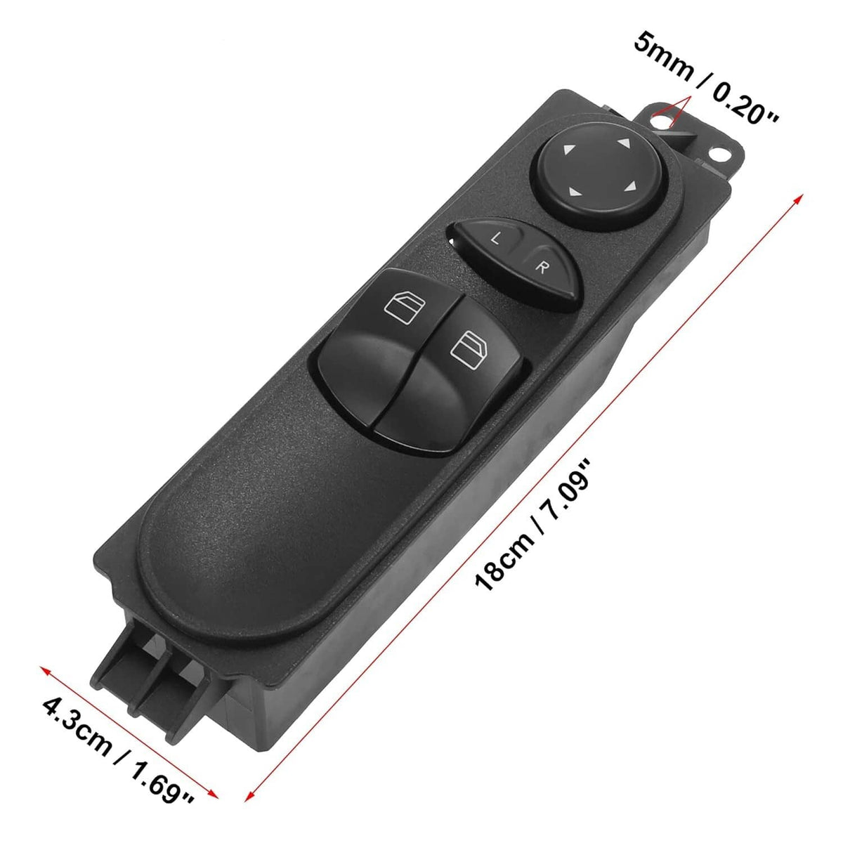 Solid Spare Power Window Switches Front Driver Left Side for MB Mercedes Van Sprinter Hand
