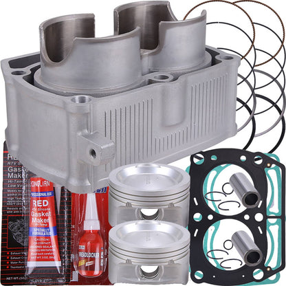 Solidspare 2008-2014 Cylinder Piston Gasket Top End Kit for Polaris Ranger 800 RZR 800 ATV