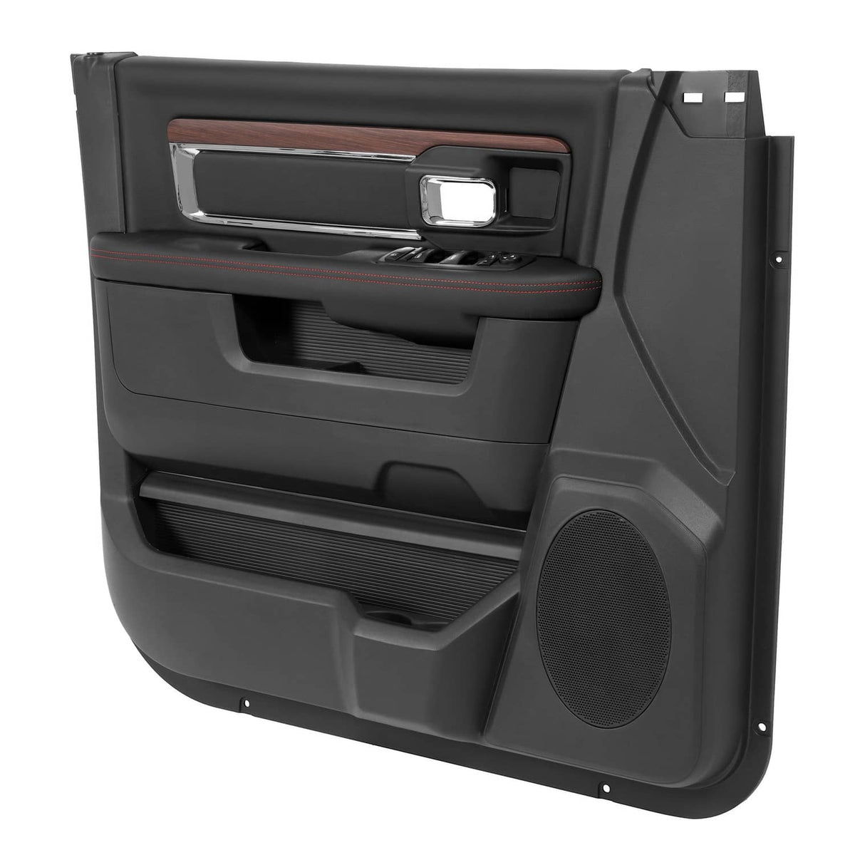 Solid Spare For 2013-2018 Dodge Ram 1500 2500 3500 Inner Door Panel Driver Side Textured BLK