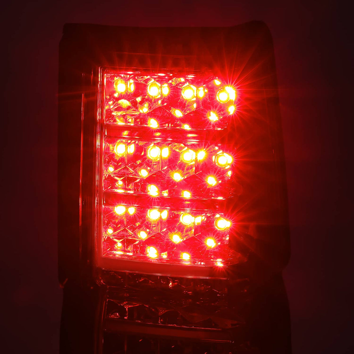Solid Spare Red Clear LED Tail Lights Brake Lamps For Nissan D21 Hardbody Pickup 1986-1997