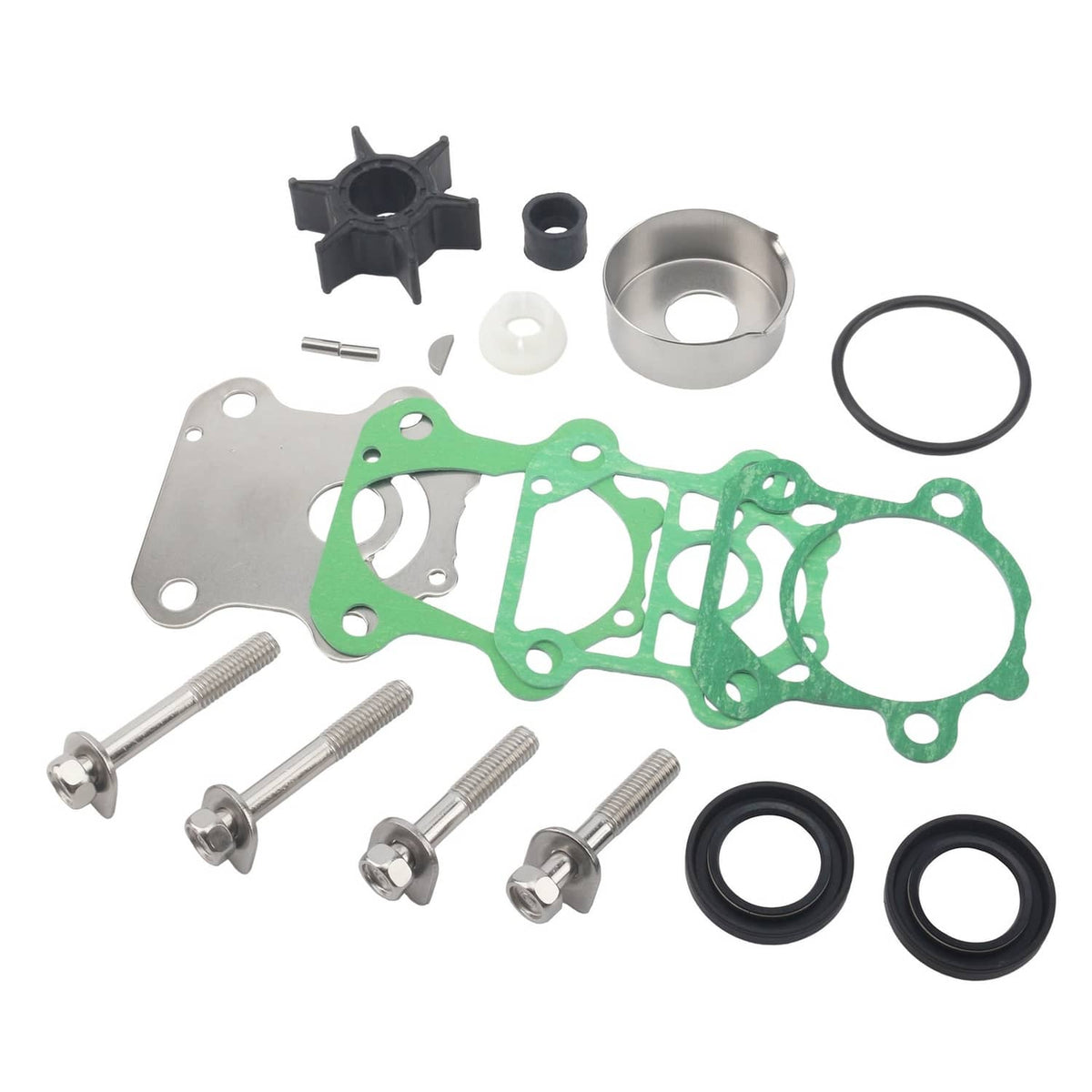 Solid Spare Yamaha Outboard Water Pump Service Kit For 70HP F70A 6CJ-W0078-00 6CJ-W0078-02