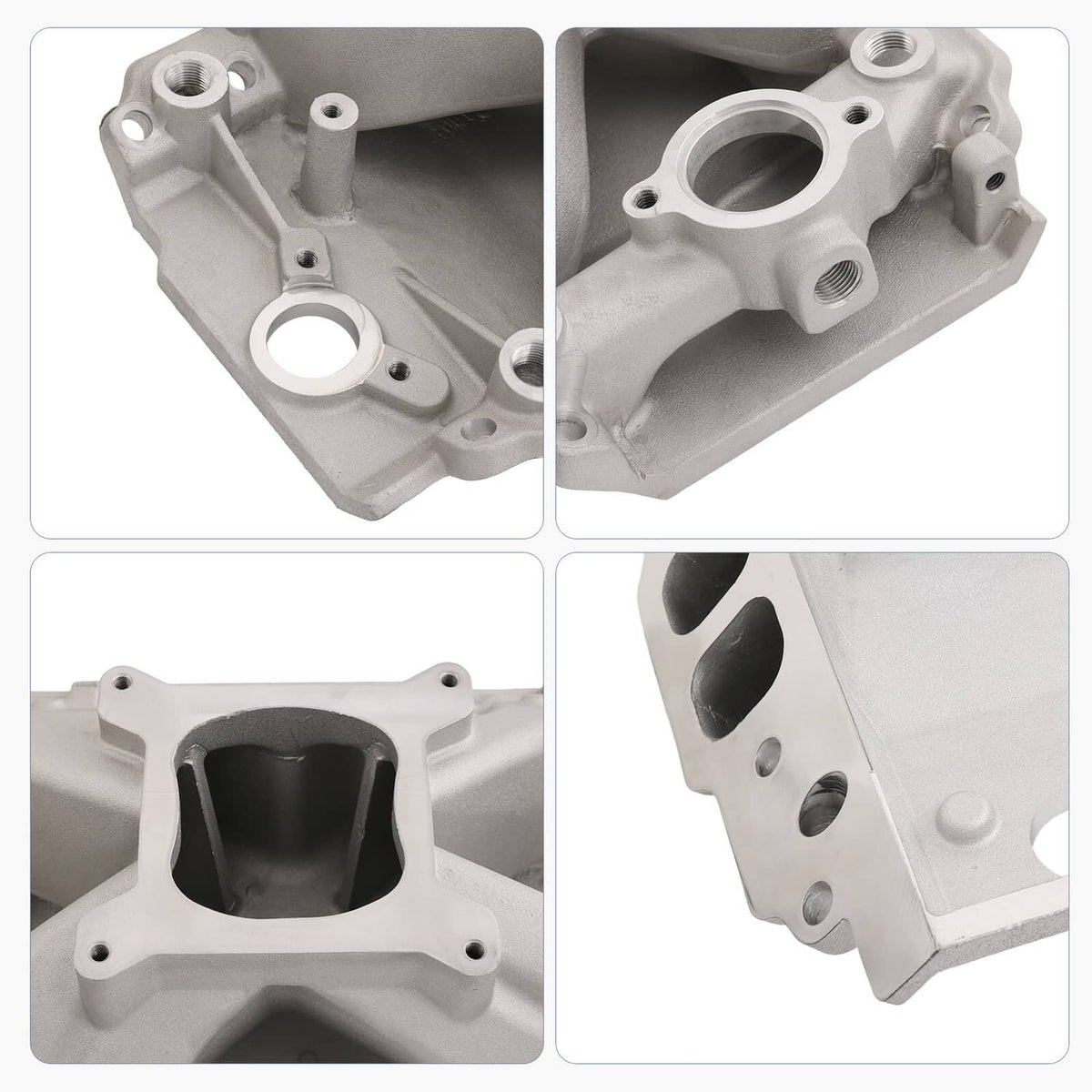 Solidspare BBC Aluminum Air Gap Single Plane Intake Manifold for Big Block Chevy V8 396-454