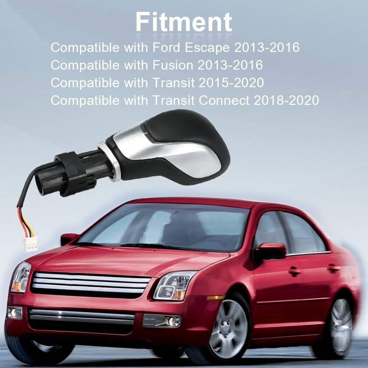 Solidspare New Gear Shift Knob Shifter Lever Automatic Transmission For Ford Escape Fusion