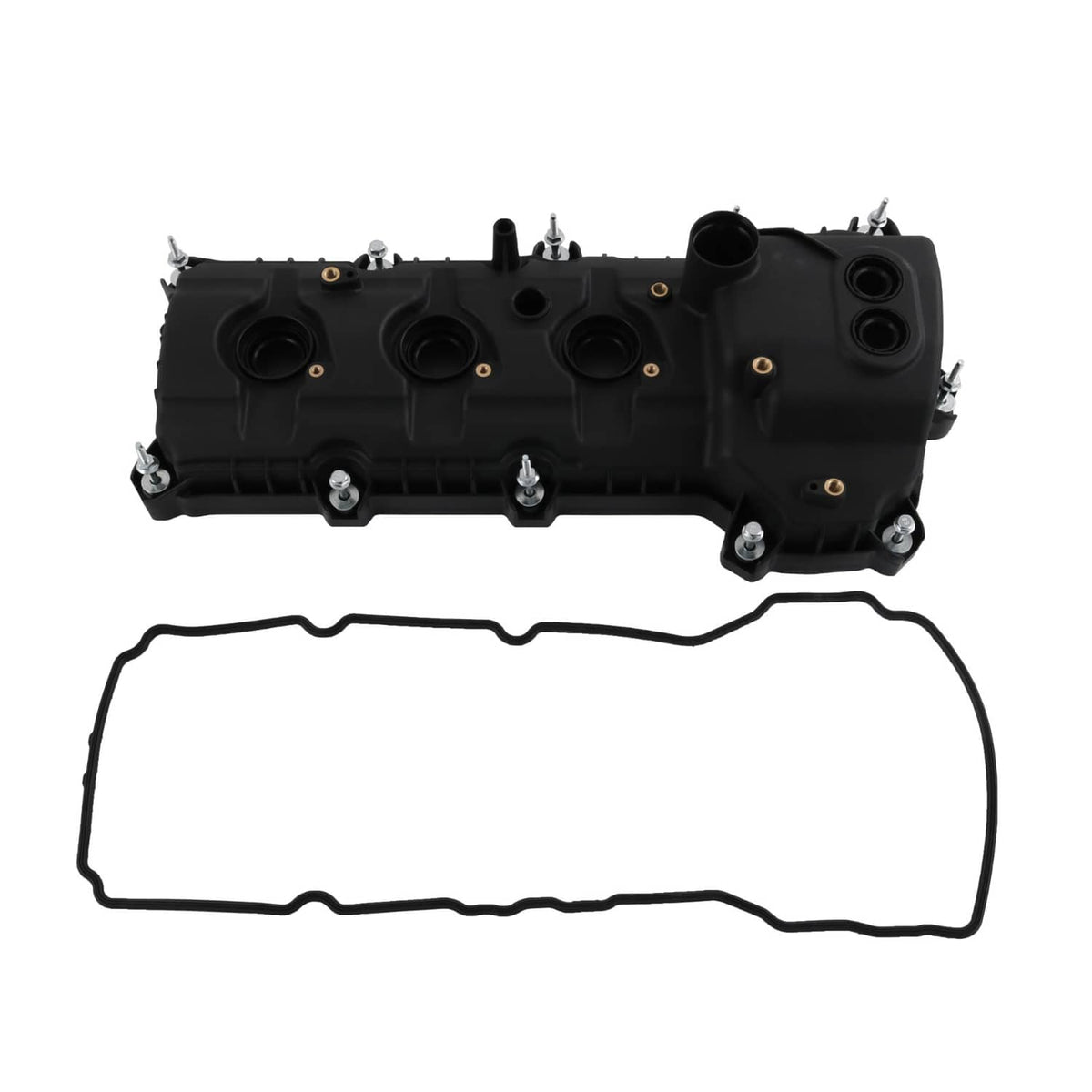 Solidspare 2x Left & Right Engine Valve Cover For Ford F-150 Explorer Taurus DOHC 3.5L 3.7L