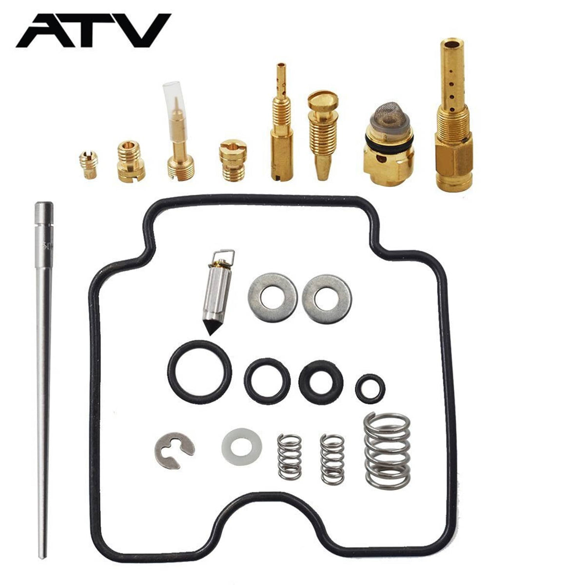Solidspare Carburetor Rebuild Kit 03-221 For Suzuki Z400 2003-2008 Carb Repair LTZ400