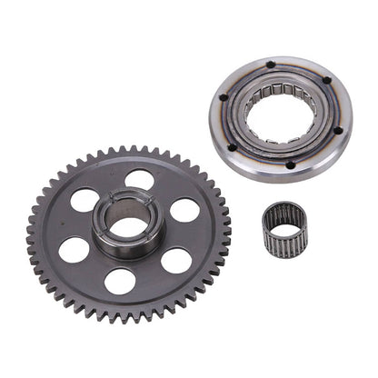 Solidspare Heavy Duty Starter Clutch One-Way Bearing Gear Kit 01-03 for Yamaha Raptor 660R