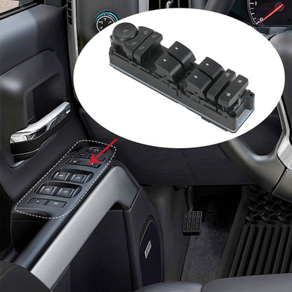 Solidspare Left Driver Door Window Switch Panel Control For 2007-14 Chevrolet GMC Cadillac
